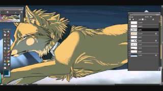 Wolfs Rain  Hige SpeedPaint [upl. by Annaili962]