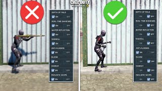 3 Best Graphics Settings Setup For CODM BATTLEROYALE 2024 [upl. by Alym]