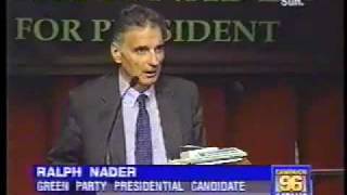 Green Party Presidential Convention highlights  1996 2000 2004 [upl. by Ecidna]