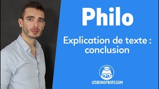 Explication de texte  conclusion  Philosophie  Terminale  Les Bons Profs [upl. by Aihsema]