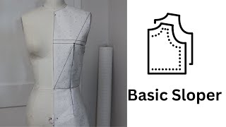 Drafting the Basic Sloper [upl. by Reina]