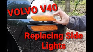 Volvo V40 Side Light Replaced [upl. by Amaty782]