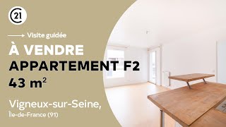 Appartement F2 43 m² à vendre  VigneuxsurSeine ÎledeFrance 91  Century 21 Optimmo [upl. by Enehpets]