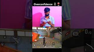 Overconfidence impossible 🗿🍷freefire foryou short [upl. by Nwad]