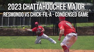 Chickfila vs Resmondo  2023 Chattahoochee Major [upl. by Hosbein]