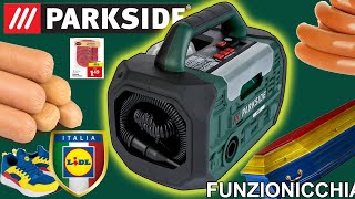 BELLO LO VOGLIO Parkside Pompa amp Compressore  TUTTO IN UNO buono per il FAI DA TE [upl. by Giliana]