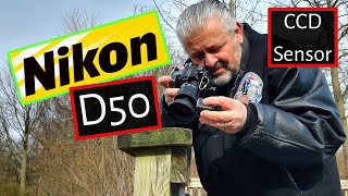 Review Nikon D50 Camera was 1000 now 30 CCD Film Like Sensor NIKKOR 55mm f28 Macro Lens Class 236 [upl. by Krein]