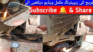 Watch the complete video of how to fit the refrigerator pipe line and its cooling after fitting [upl. by Jem]