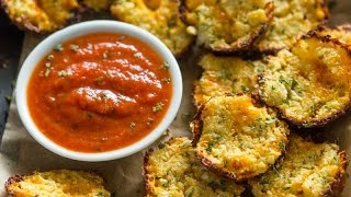 3 Ingredient Baked Cheddar Cauliflower Bites [upl. by Occor]