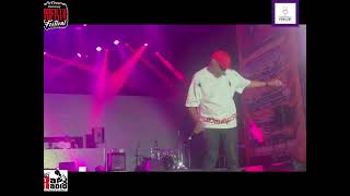 Thebe performing Ungawa kum at back to the city hiphop festival [upl. by Imogene]