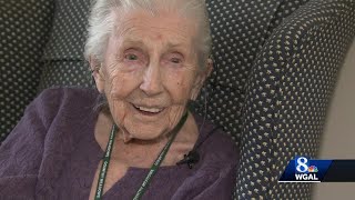 York County woman turns 107 [upl. by Icat]