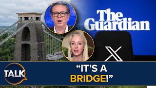 quotIts A Bridgequot Clifton Suspension Bridge Joins Mass Exodus Of ‘Lefties’ From Elon Musk’s X [upl. by Deyes102]