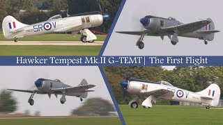 EXCLUSIVE Hawker Tempest MkII MW763  The First Flight [upl. by Sirc]