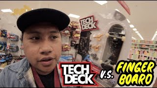 32MM TECHDECK VS FINGERBOARD [upl. by Zetes]