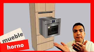 Mueble para horno empotrado [upl. by Enreval]