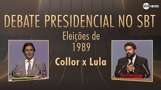 A Hora da Decisão reveja o 2º turno do debate presidencial de 1989 entre Lula e Collor [upl. by Demetrius257]