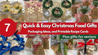 Easy Christmas Food Gifts  7 Favorites Anyone Would Love  2023 [upl. by Milicent645]