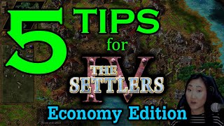 Settlers IV Guide  5 Tips amp Tricks for Building Your Economy 2021 [upl. by Nitsrik]