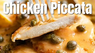 CHICKEN PICCATA WITH CAPERS AND LEMON [upl. by Newra931]