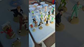 Figurines de la BD française aux Puces de Tournaiun retour en enfanceverakrus568 vlog fleamarket [upl. by Rasaec]