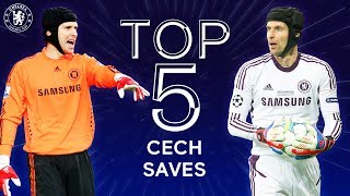 Top 5 Legendary Petr Cech Saves  Chelsea Tops [upl. by Riedel]