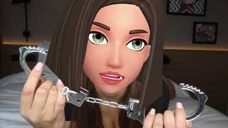 ASMR Policewoman arresting and handcuffing you WIT [upl. by Arbed]