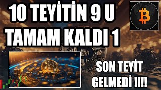 SON TEYİT CANIMIZI ÇIKARACAK İNATLAŞAN KAYBEDER BİTCOİN ETH BİST100 ONS ALTIN TEKNİK ANALİZ btc [upl. by Betty561]