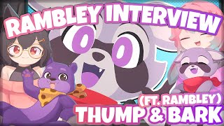 Is Rambley a furry Corrupting the innocent purple raccoon  Thump amp Bark Ft Rambley [upl. by Ttevy]