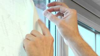 How to Install Decorative Window Graphics cut in a Frosted Film [upl. by Alliuqet]