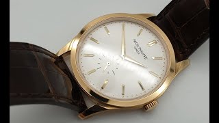 Patek Philippe Calatrava 37 mm 5196J001 [upl. by Anilra]