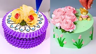 awesome cake decorating ideas 268 most satisfying cake decorating ideas [upl. by Llerehc]