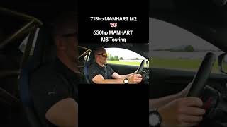 M2 Manhart vs M3 Touring Manhart youtubeshorts youtube shortsvideo shorts m2 m3 manhart drag [upl. by Calbert683]