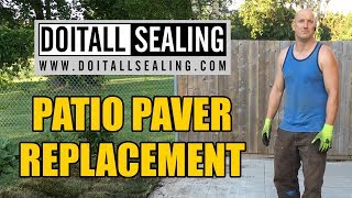 Patio Paver Replacement [upl. by Ellenohs292]