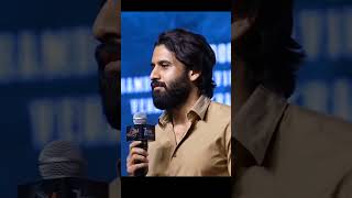 Naga Chaitanya Speech About Thandel Release Date Press Meet nagachaitanya saipallavi thandel [upl. by Ahsakat]