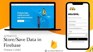 Store Data in Firebase real time database in Android Studio  Android Firebase  1  2020 [upl. by Consuelo225]