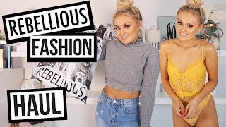 REBELLIOUS FASHION HAUL  AUTUMN TRY ON HAUL [upl. by Bronny]