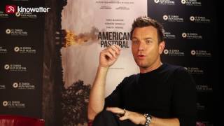 Interview Ewan McGregor AMERICAN PASTORAL [upl. by Yrrehs]