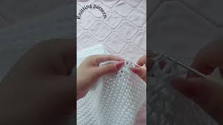 How to knitting sweater design with crochet for beginners knittingshortsviral shortvideo wool [upl. by Debo]