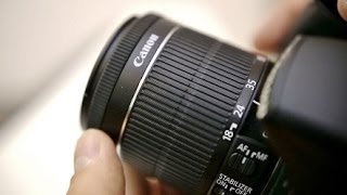 Canon EFS 1855mm f3556 IS STM lens review How good is Canons new kit lens [upl. by Ulrike]