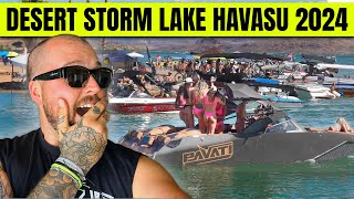 DESERT STORM 2024 IN LAKE HAVASU WAS WILD 200MPH SPEEDBOATS [upl. by Atilem]