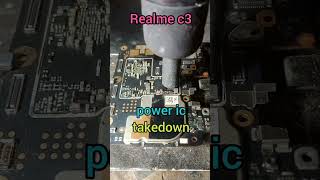 realme c3 power ic replacement [upl. by Towbin]