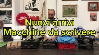 Macchine da scrivere Olivetti Valentine M40 Italia 90 Studio 42 Lettera 22 32 Everest [upl. by Chaing]