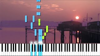 Gorillaz  Amarillo  LyricWulf Piano Tutorial on Synthesia [upl. by Noxid]