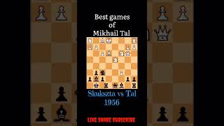 👌 😱 games of Mikhail Tal shorts ytshorts chess ches [upl. by Naginnarb]