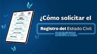 ¡Paso a paso para solicitar el Registro Civil Digital [upl. by Halimaj871]