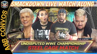 🔴 WWE Smackdown LIVE Stream  STEEL CAGE TITLE MATCH  Full Watch Along amp Review 91324 [upl. by Nannette]