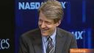 Shiller Sees Significant DoubleDip Recession Chance Video [upl. by Llenrod]