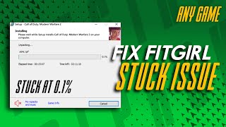 How to Fix FitGirl Setup Stuck at 01  GTA 5NFS PaybackGTA 4CODAny Game  2023  Techy Nafiz [upl. by Varipapa]