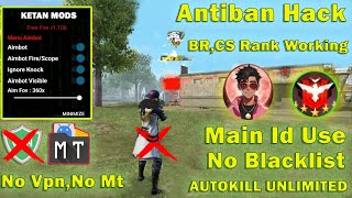 ANTIBAN FF PANEL🔥 FREE FIRE INJECTOR🔥OB46 FREE FIRE HACK👿FF PANEL HACK MOBILEFF HACKFF INJECTOR😱 [upl. by Katti]