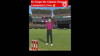 Rc Swipe Aakash Chopada Commentary free 🤩🥳🤪 [upl. by Consolata]